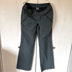 Athleta Womens Activewear Snowboard/Ski Pants Size 12T Blue Poly Softshell Knit